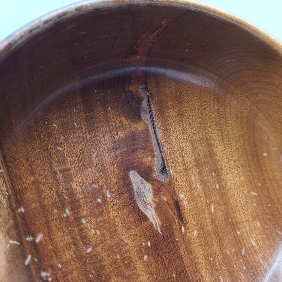 Lot 4 Vintage Myrtlewood Bowls Myrtle Craft Studios Oregon 5" For Refinishing - Picture 10 of 14